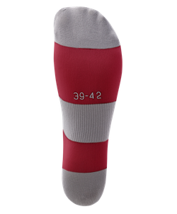 Гетры футбольные CAMP BASIC SOCKS, гранатовый/серый/белый