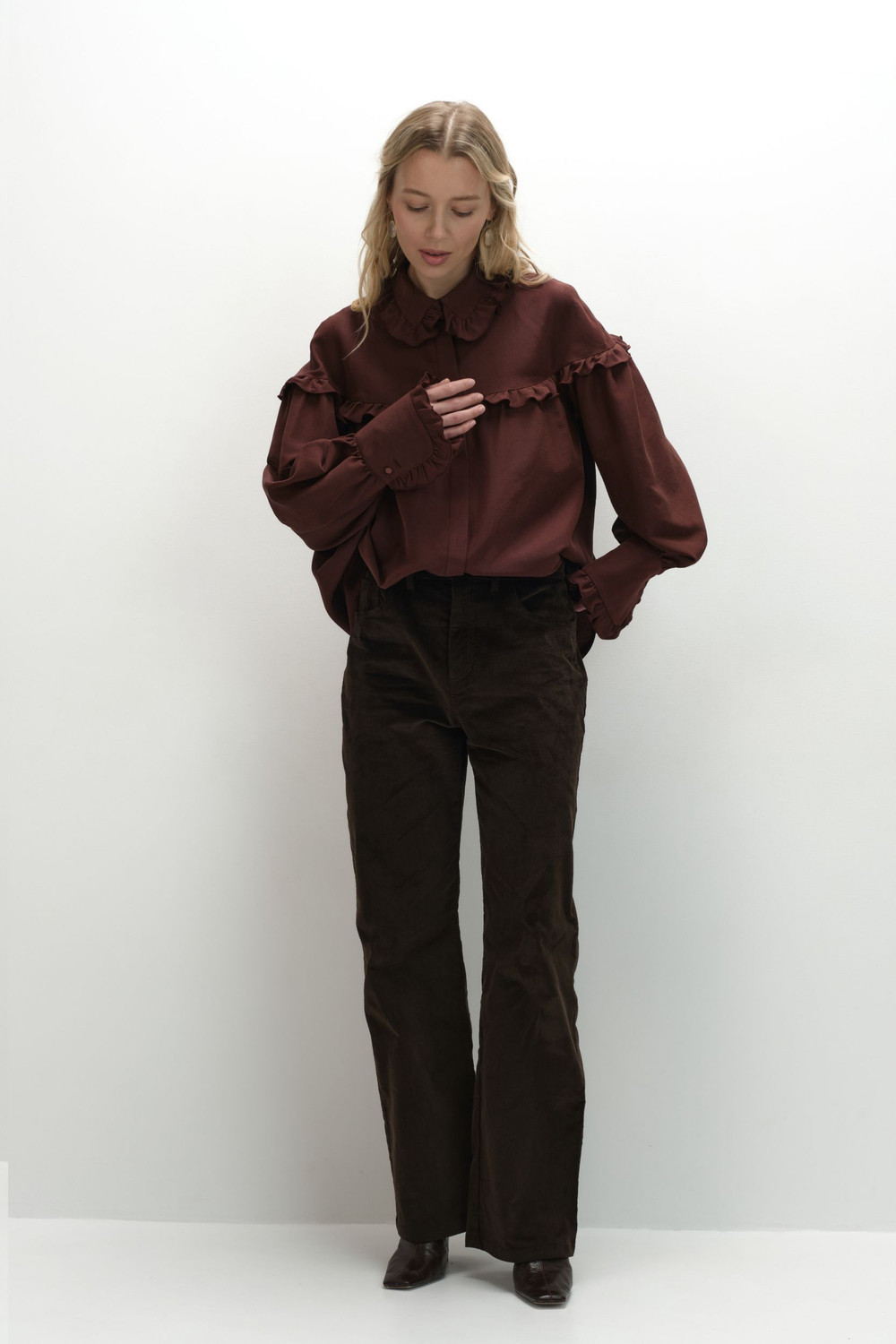 Блуза на кокетке