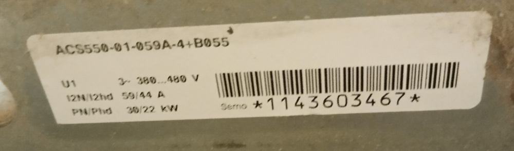 ABB ACS550-01-059A-4+B055 б/у