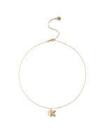 Колье с буквой К