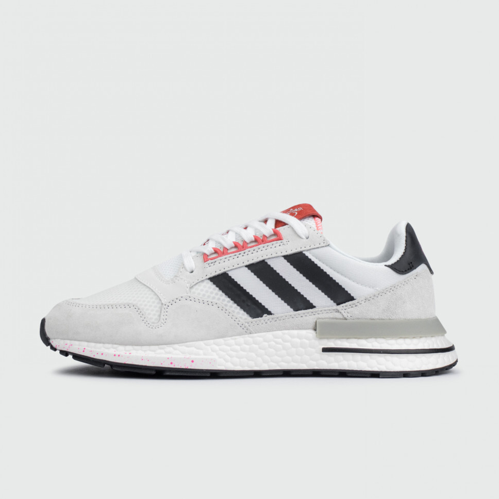 кроссовки Adidas ZX 500 Boost Grey / White