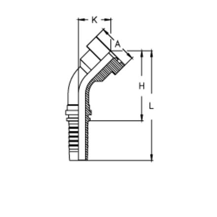 Фитинг DN 32 SFS CAT 1.1/2 63.5 (45) TIEFFE