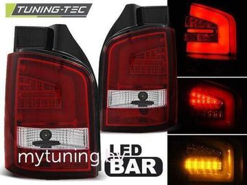 Фонари задние LED BAR RED WHIE для VW T5 04.10-15