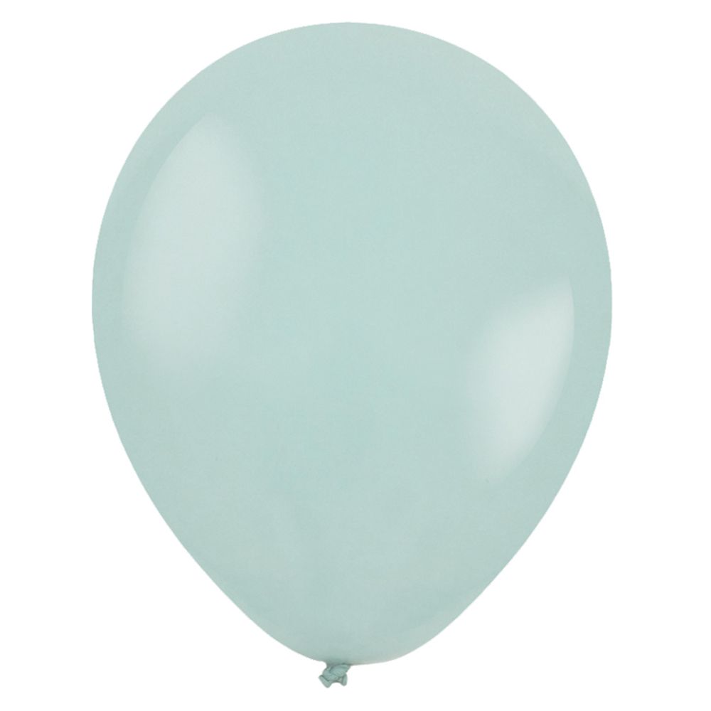 Шар (12"/30 см) Пыльно-голубой, Пастель / Blue glass 50 шт.