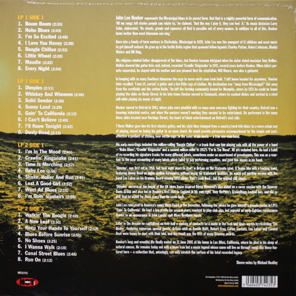 John Lee Hooker / Anthology (2LP)