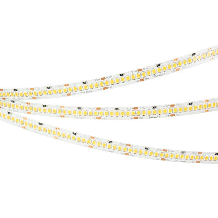 Светодиодная лента Arlight 11W/m 252LED/m 2835SMD холодный белый 5M RT-A252-10mm 24V White6000 022648(2)