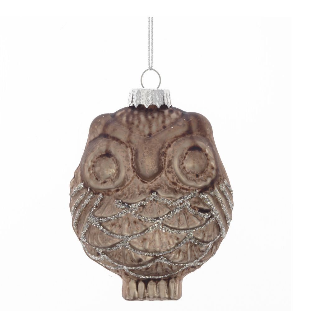 GAEM Украшение новогоднее "Сова", L7 W5,5 H9 см, 2в.