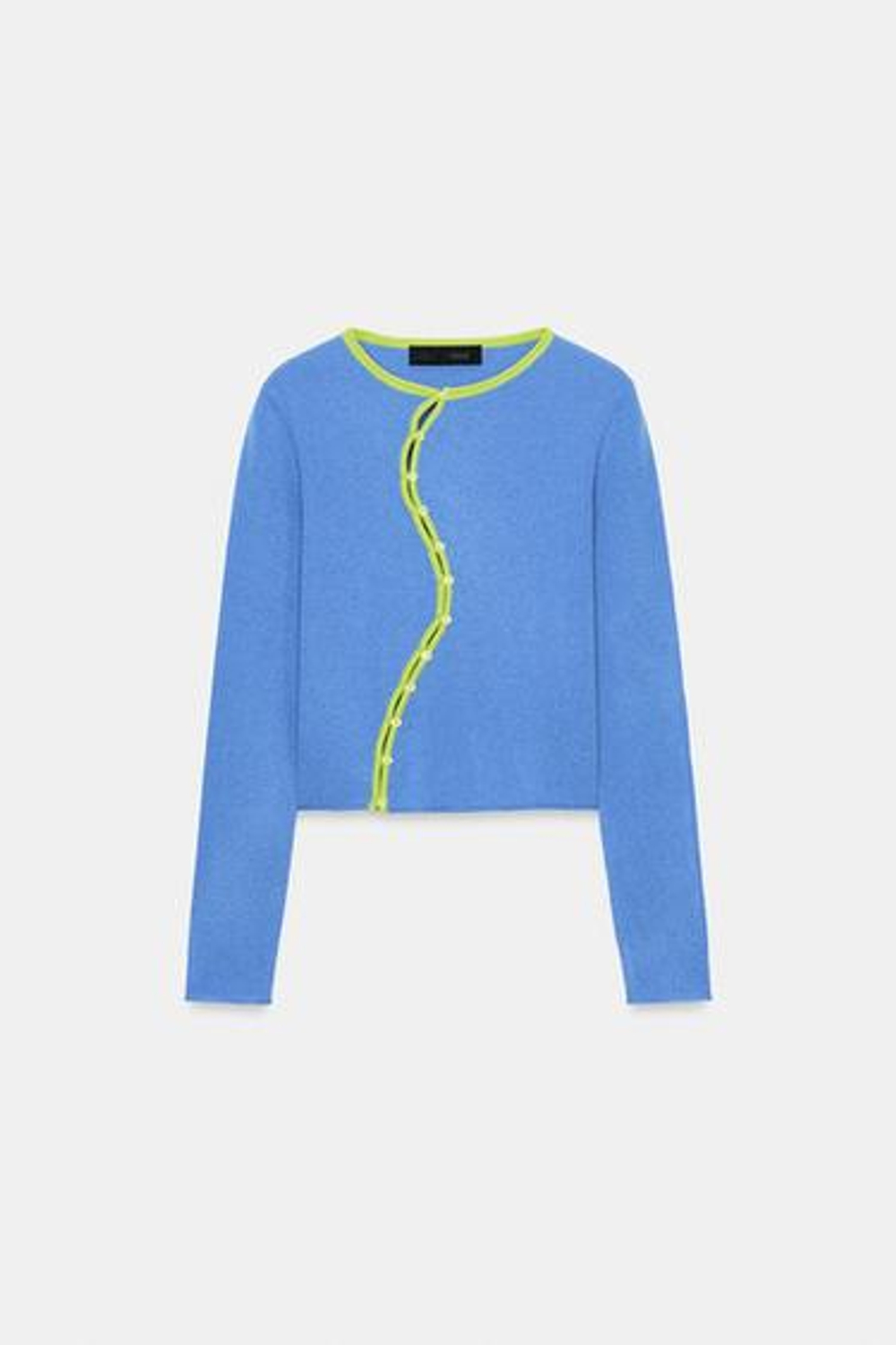 Кардиган с перекрещивающимся вырезом - ZARA