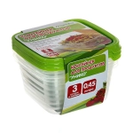 Набор контейнеров 3шт «Унико» (3х0,45л) С215