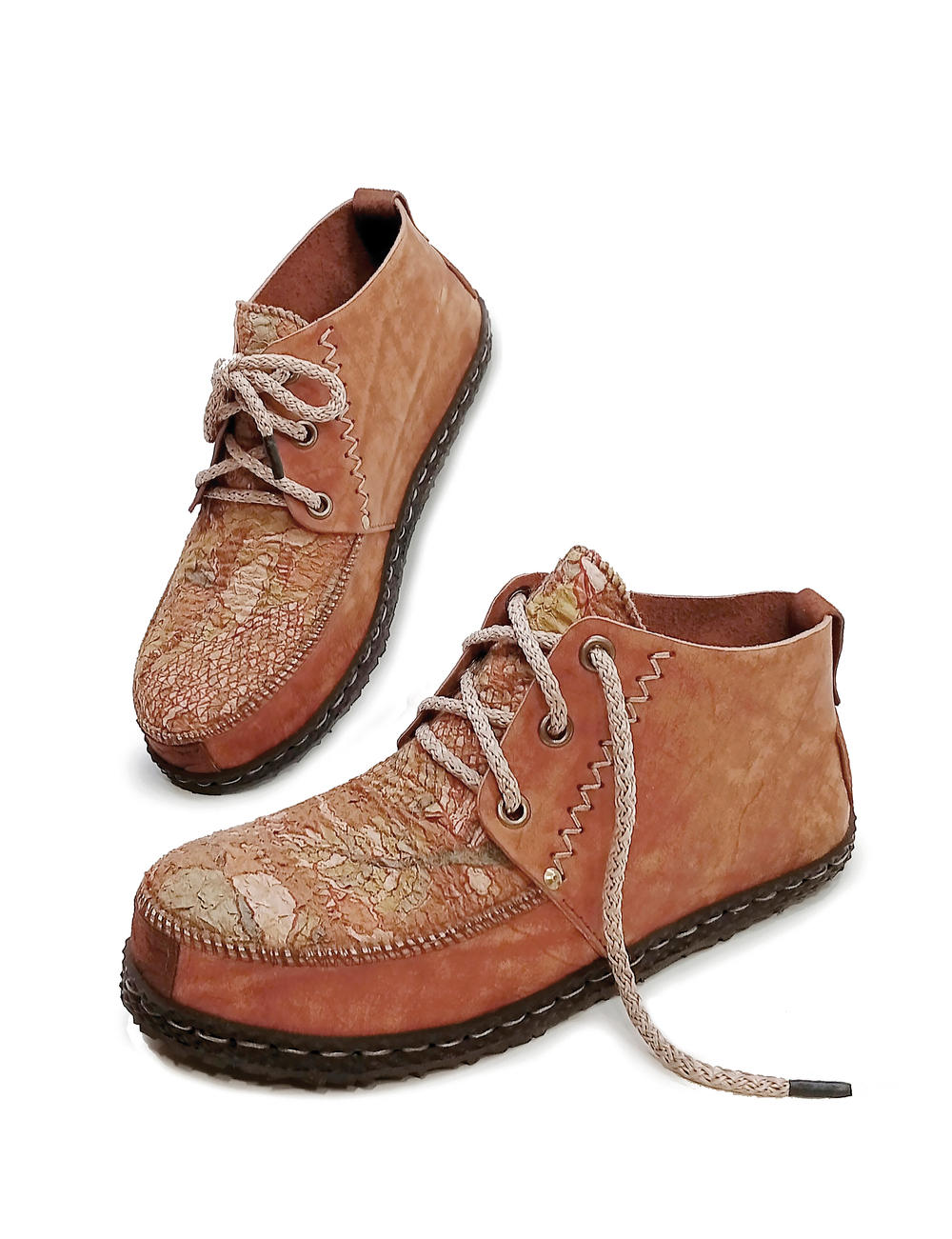 Ботинки кожаные "Light Brown"