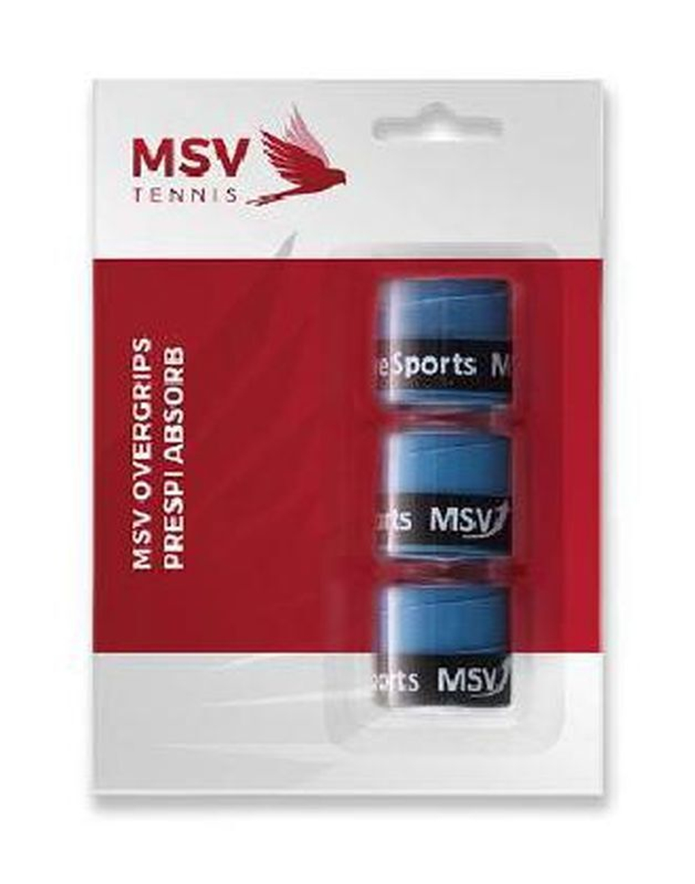 Теннисные намотки MSV Prespi Absorb Overgrip light blue 3P