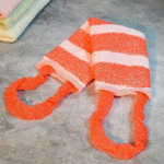 Мочалка "Мягкая/жесткая широкая" 10*37см