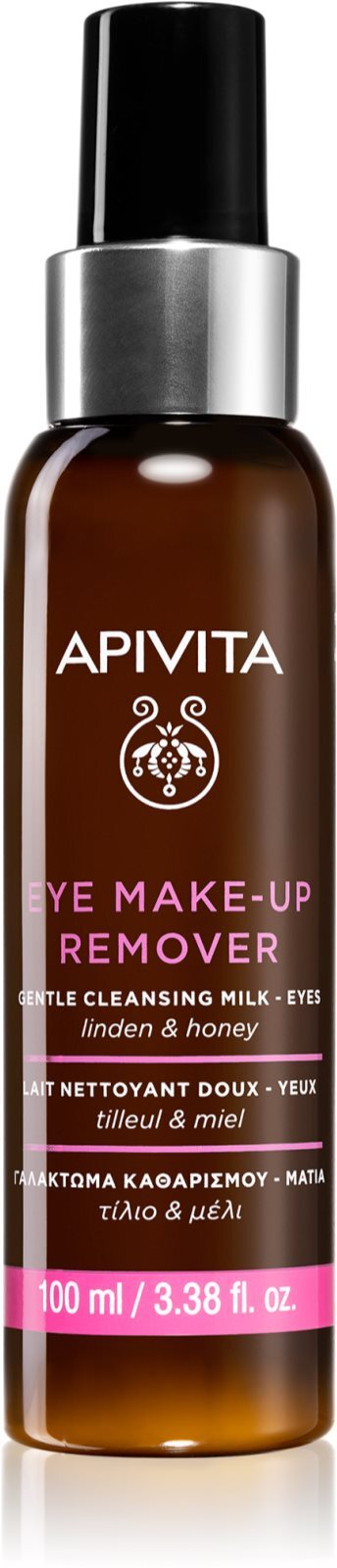 Apivita Cleansing Honey & Tilia - средство для снятия макияжа с глаз /   100  ml  / GTIN 5201279072896