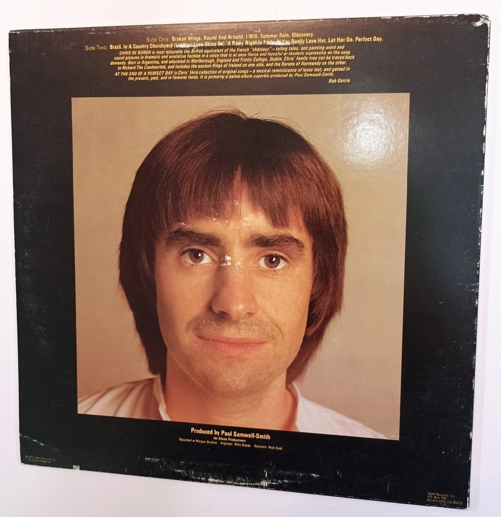 Chris de Burgh At The End Of A Perfect Day (US 1977)