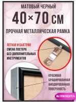 Металлическая рамка 40х70 см