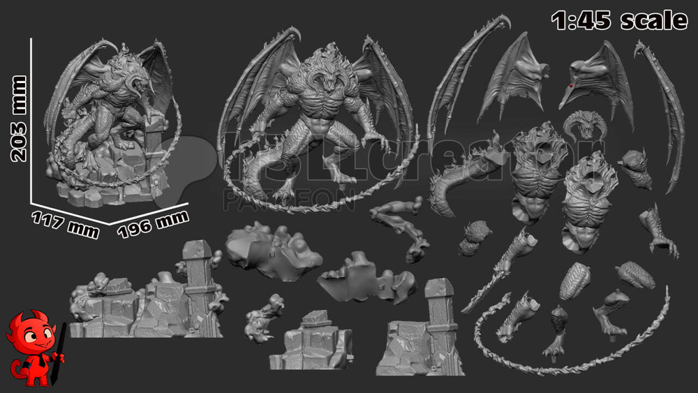 Фигурка балрог властелин колец Balrog