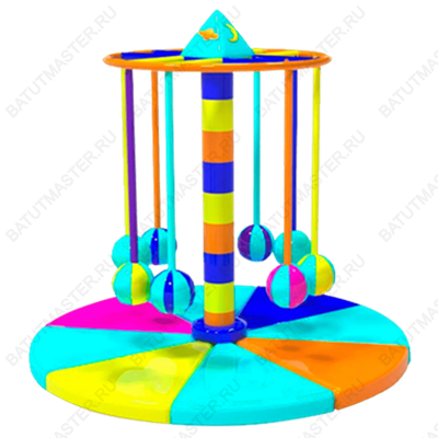 Электрическая карусель детская 4KIDS "Взрывной кокос"