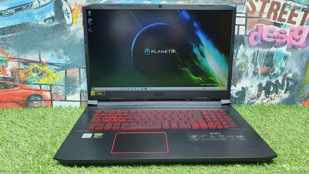 Игровой Acer 17" i5-10/12Gb/GTX 1650 Ti 4 Gb/120Hz