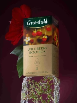 Чай в пакетиках травяной Greenfield Wildberry Rooibos, 25 шт