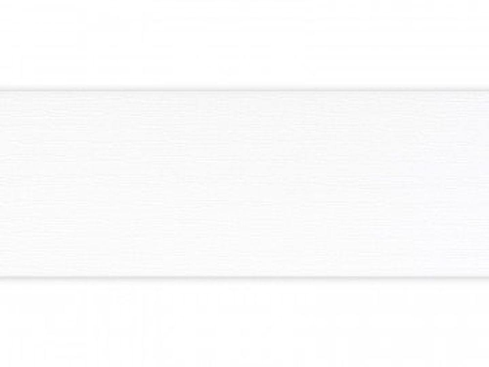 Белый Древесные Поры Кромка ПВХ, 1x19мм.