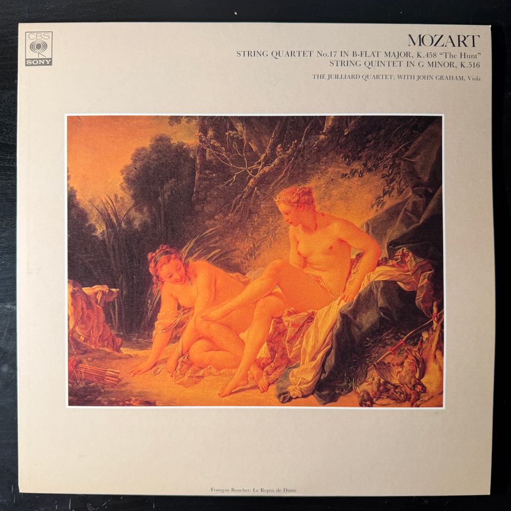 Моцарт - Струнный квартет K.458 "Охота" / Струнный квинтет K.516 (Япония)