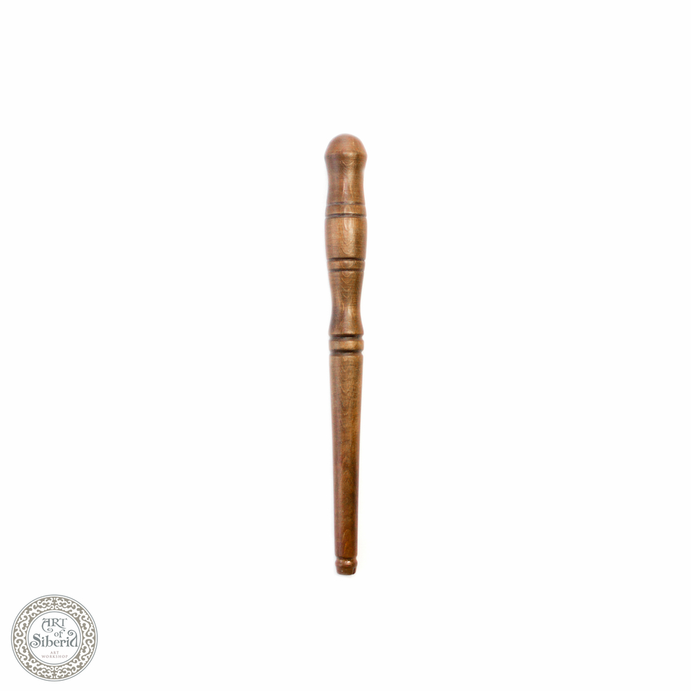 Деревянная клубочница-намотка из древесины сибирский кедр для пряжи. KL1