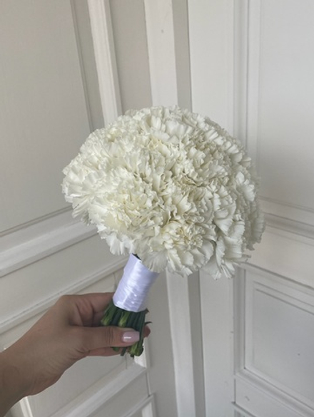 Свадебный букет из диантусов