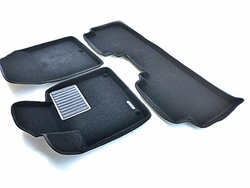 Коврики салона для KIA Sorento Prime (2015-) Euromat 3D Business черные. Арт. EMC3D-002925