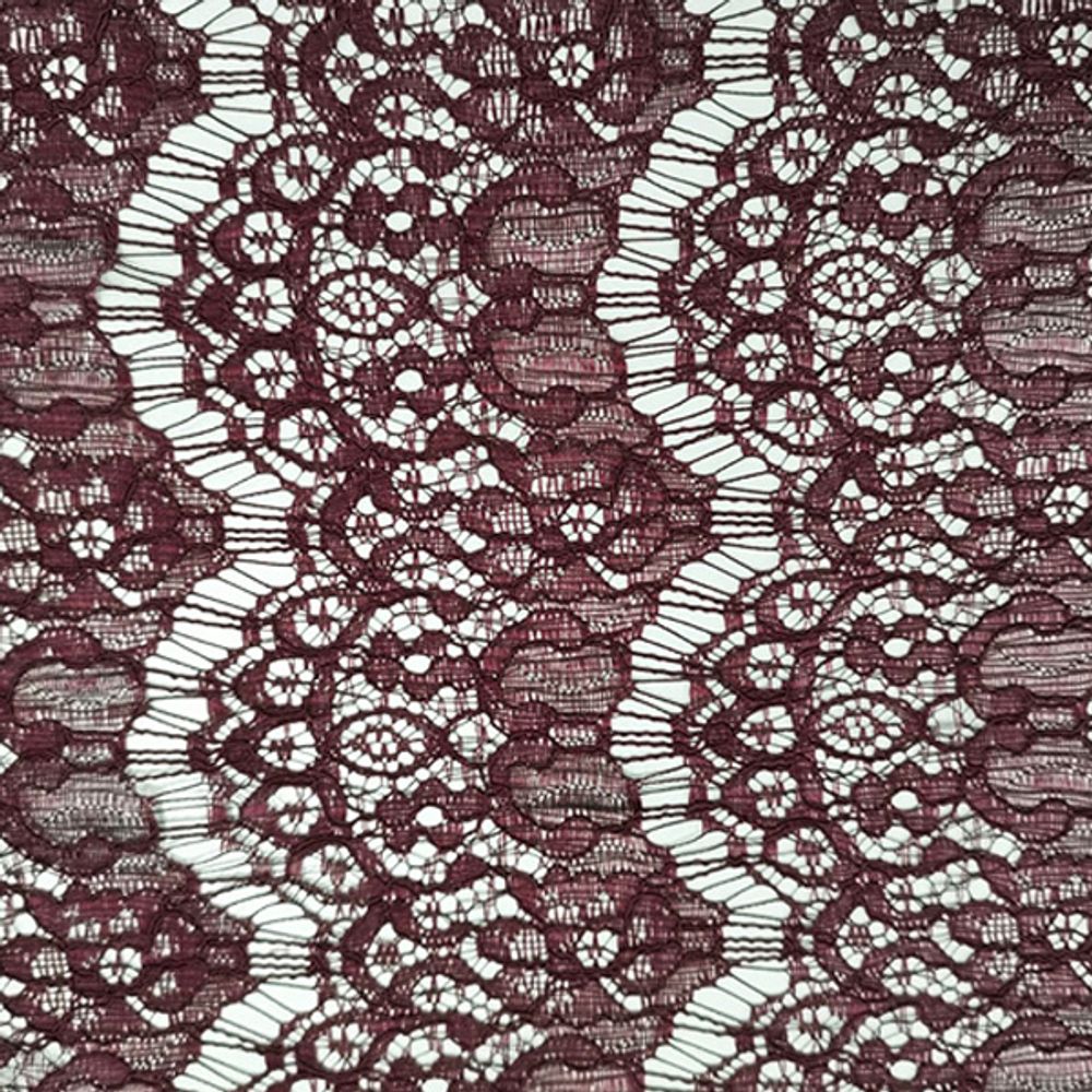 Кружевное полотно, 120 гр/м2, 148 см, бордовый