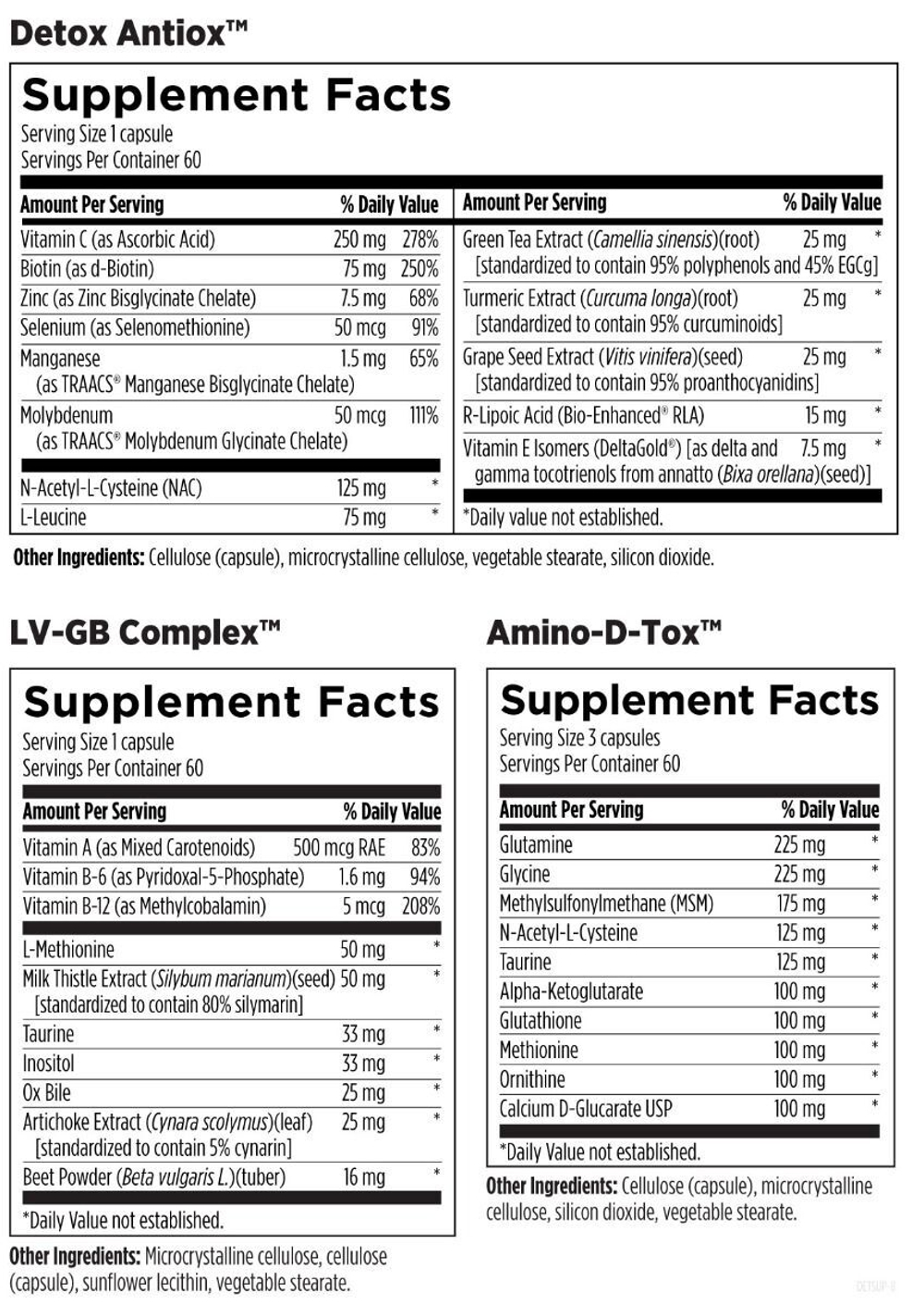 Detoxification Support Packets 60 packets
