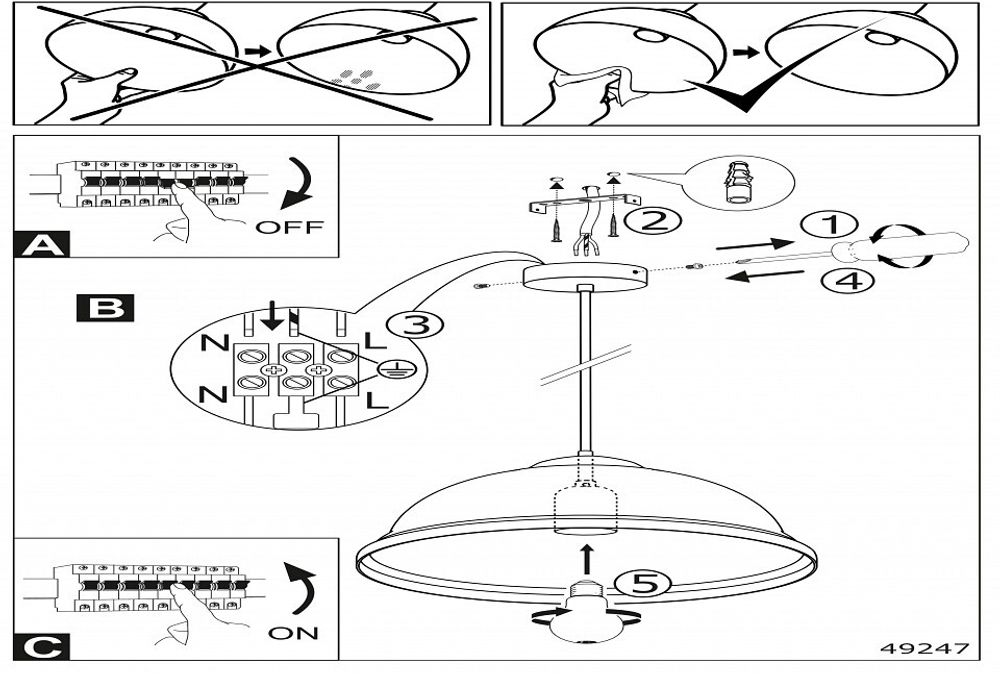 Подвесной светильник Eglo Truro 2 49247