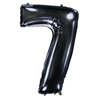 Цифра 7 "Черный" (40''/102 см)