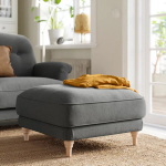 Пуф - IKEA ESSEBODA/ЕССЕБОДА ИКЕА, 44х77х77 см, синий