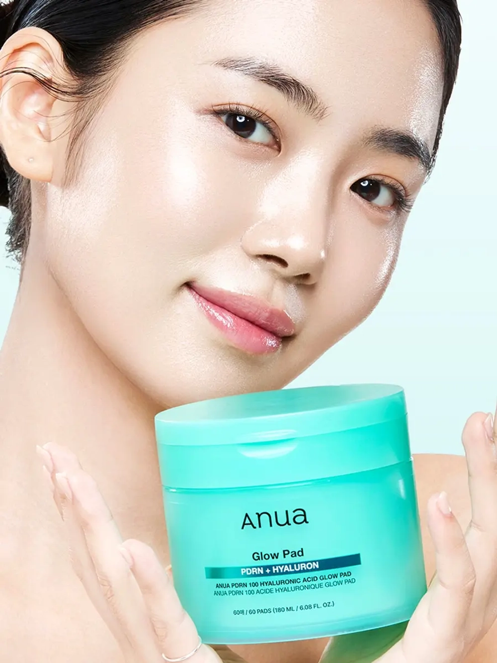 Anua Увлажняющие пэды с ПДРН и гиалуроновой кислотой для сияния кожи PDRN 100 Hyaluronic Acid Glow Pad 60 шт