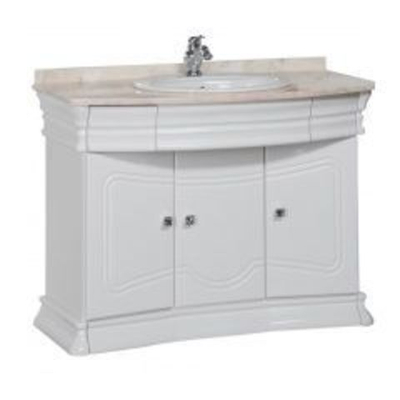 Тумба с раковиной Aquanet Греция 110 белый (бежевый)