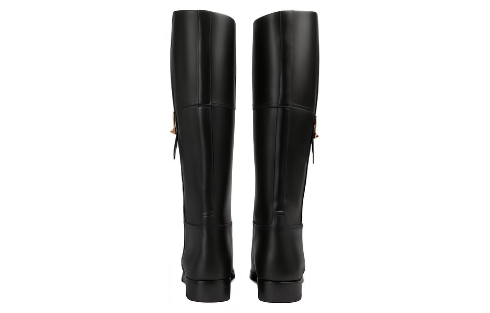 GUCCI Leather Knee high Boots Women"s Black