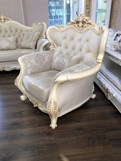 Набор мягкой мебели  ДЖОКОНДА крем глянец