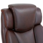 Кресло BRABIX PREMIUM "Phantom EX-553", рециклированная кожа, регулируемый подголовник, коричневое, 532941