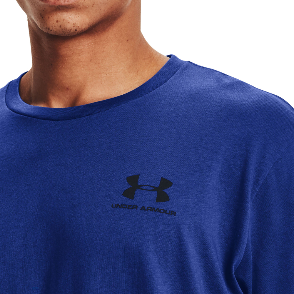 Мужское теннисное поло Under Armour Sportstyle T-Shirt Men - Blue