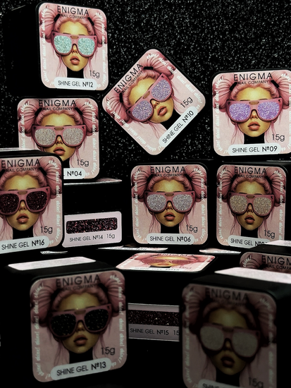 Гель для наращивания ENIGMA Shine gel 04 15g.