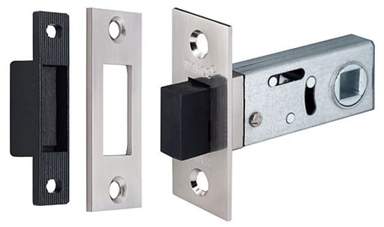 Защелка сантехническая магнитная ИТАРОС 51 мм белый никель SN