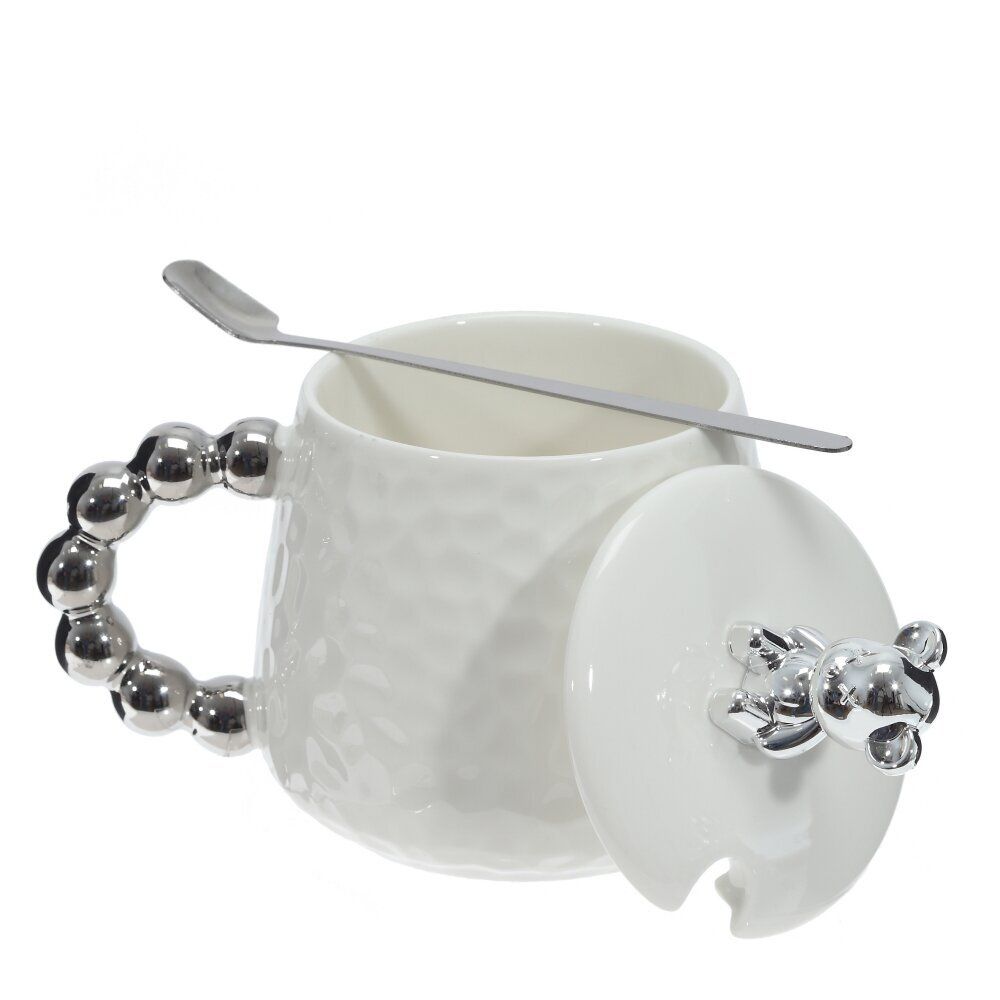 GAEM Кружка с крышкой и ложкой, 400 мл, L14 W10 H13 см, 2в.