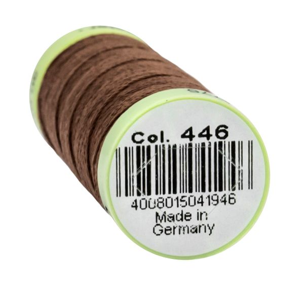Нитки отделочные Gutermann Top Stitch 30 (30 метров), 5 кат. | 446 сигнальный коричневый