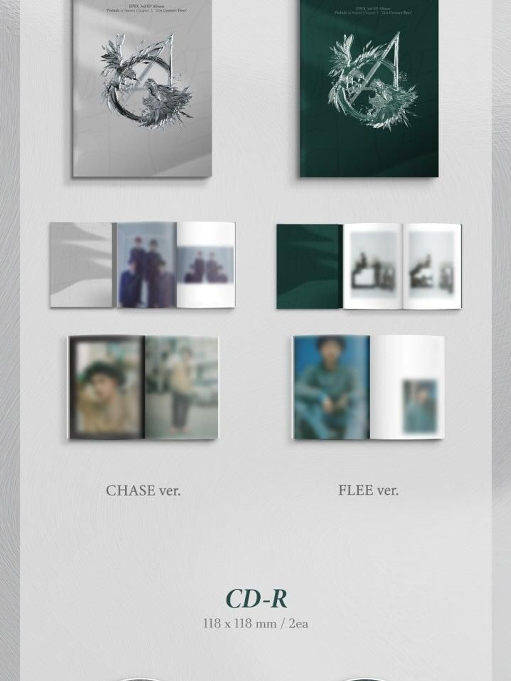 Альбом EPEX - Prelude of Anxiety Chapter 1. 21st Century Boys 3rd EP Album 2 Version SET