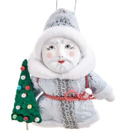 RK-940 Кукла подвесная «Дед Мороз с рюкзаком и ёлкой»