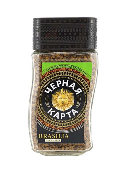 Кофе растворимый Черная карта Exclusive Brasilia 95 г