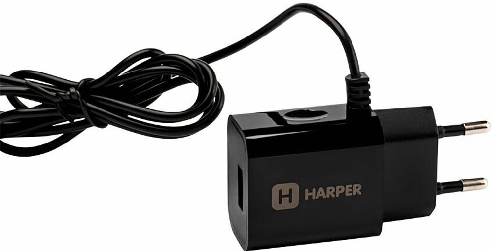 Зарядное устройство HARPER WCH-5115, с кабелем Apple Lightning, защита от перегрузок, 5 В