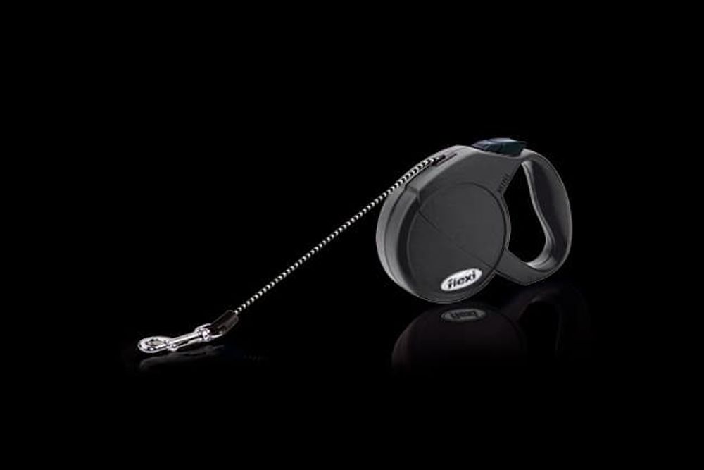 FLEXI рулетка Classic Basic Mini (до 8 кг) трос 3 м черная FLEXI рулетка Classic Basic Mini (до 8 кг) трос 3 м черная