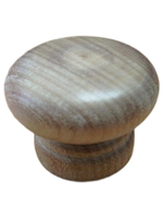 Мебельная ручка натуральное дерево (береза) 10 шт. диаметры 36 мм высота 29мм