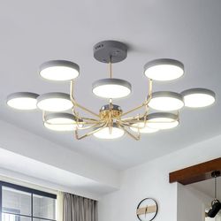 Люстра на штанге TAVIS D78 Gray